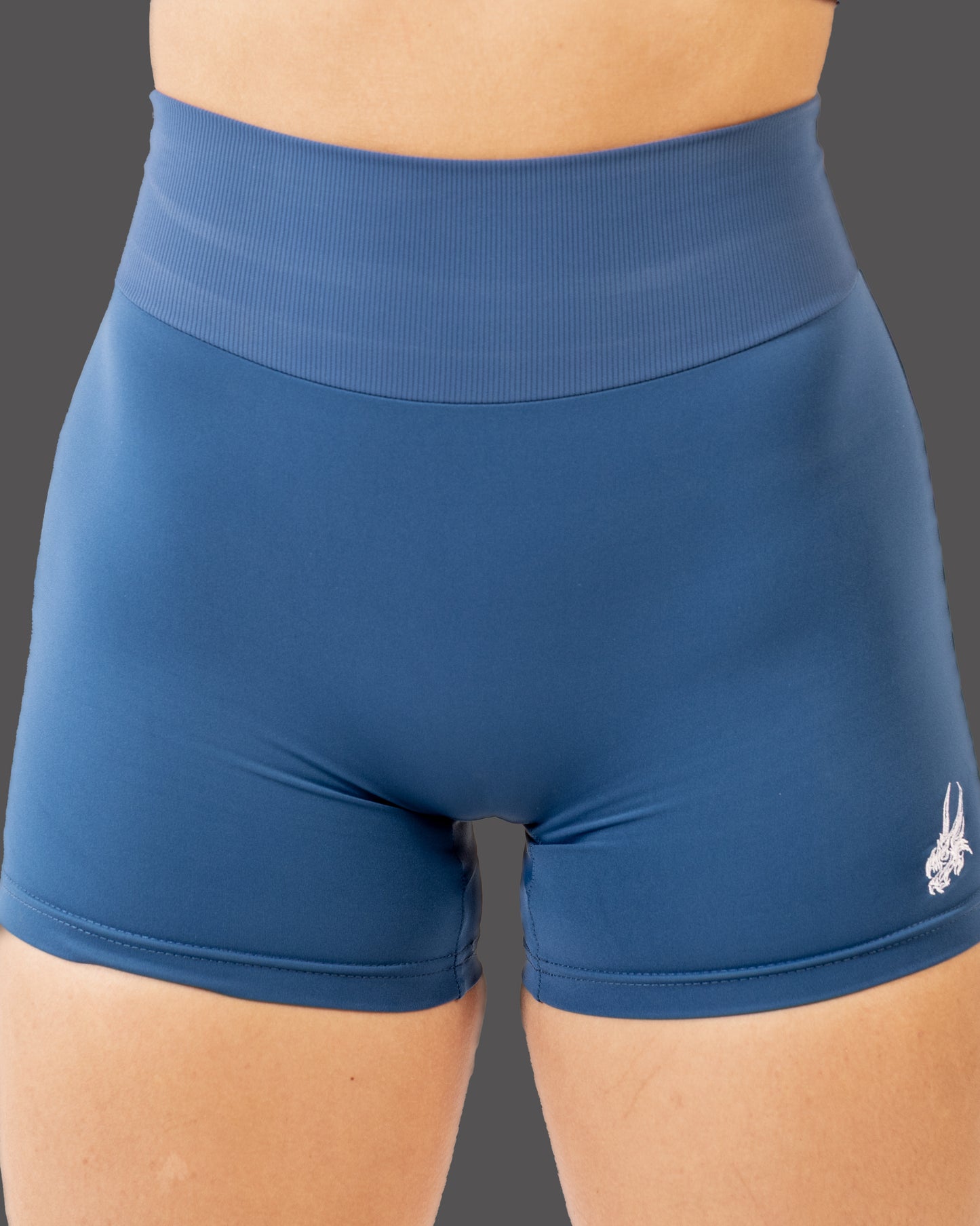 Leviathan | High-Waist | Shorts - Dark Blue
