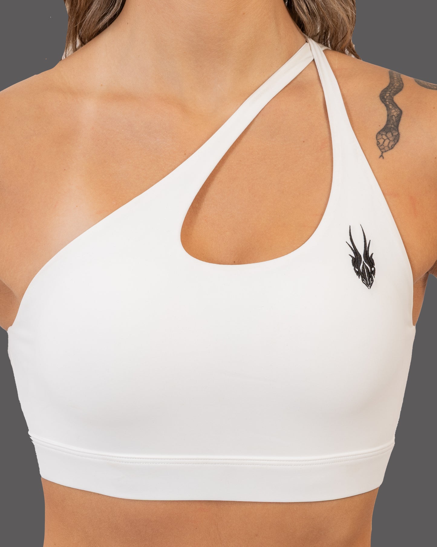 Leviathan |Tarzan Sport Bra 2 in 1 - White&Black