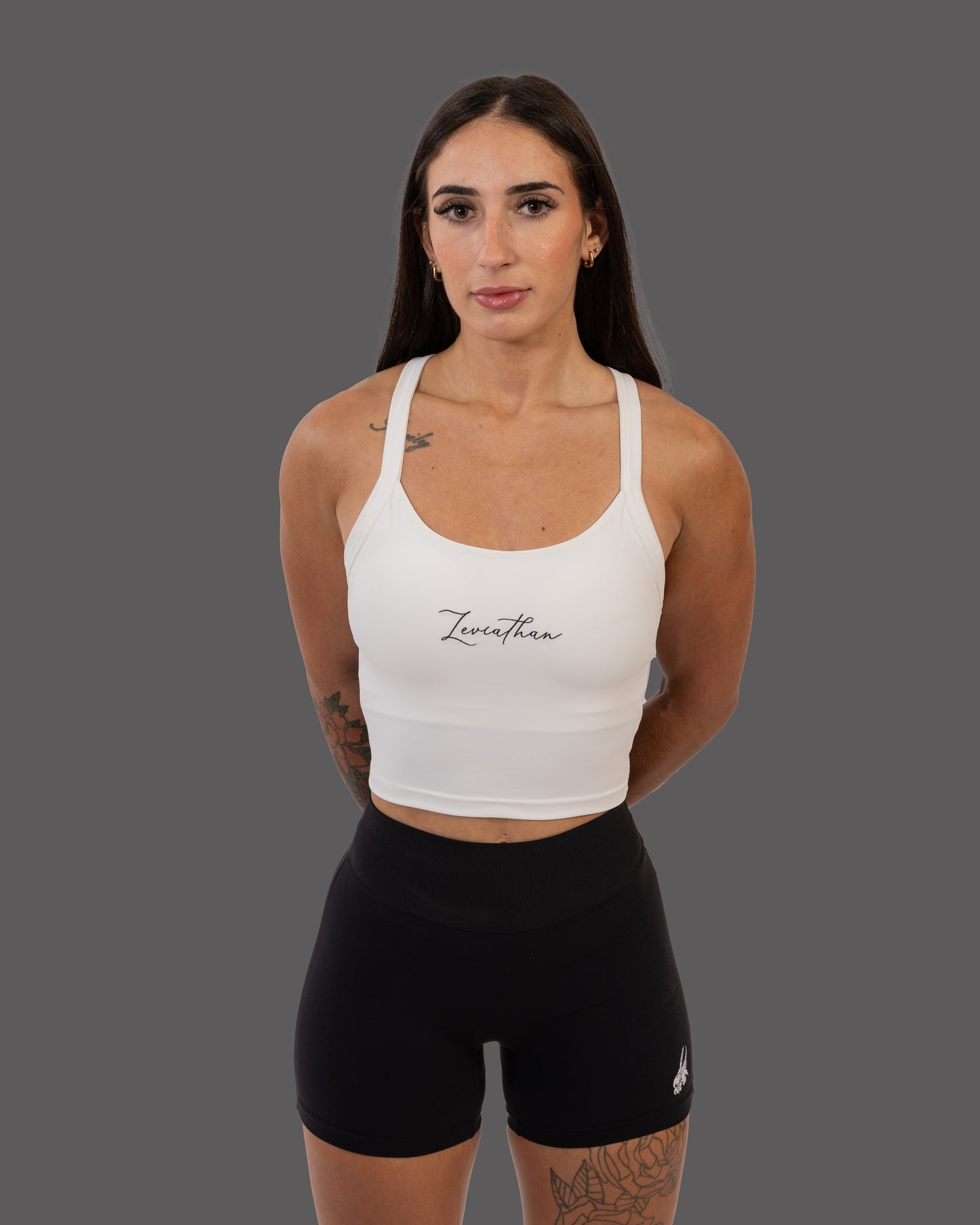 Leviathan | Cami Tank Top - White&Black