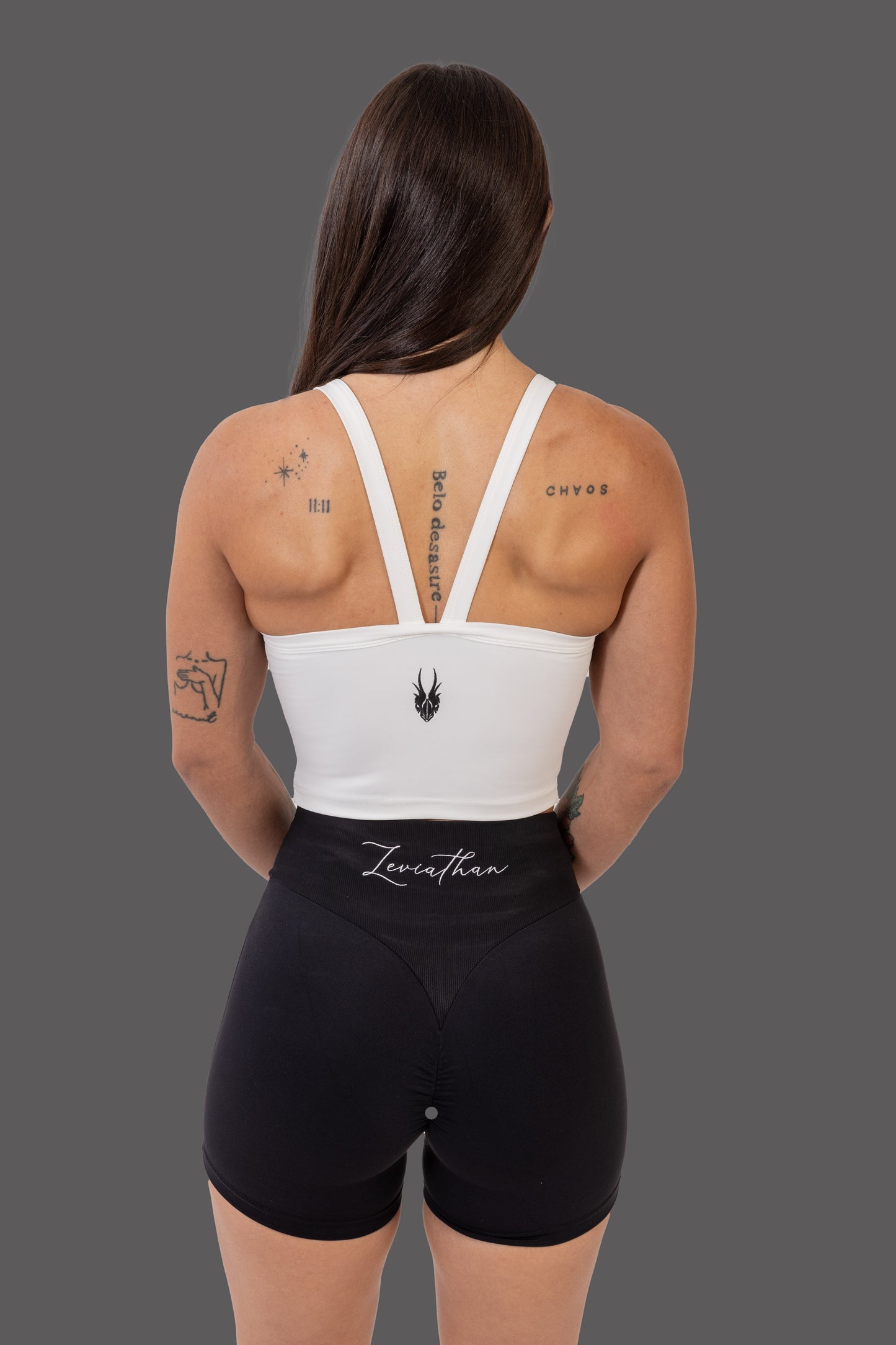 Leviathan | Cami Tank Top - White&Black