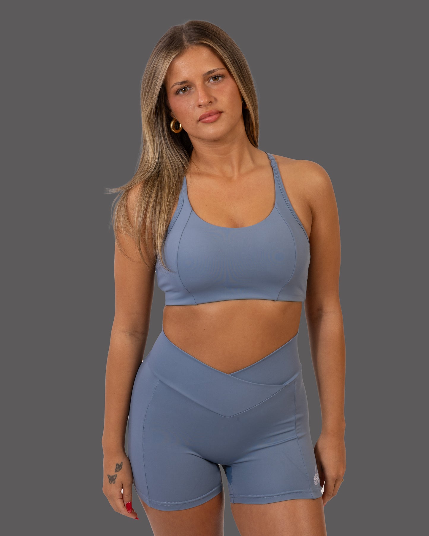 Sweet Loop Bra - Grayish blue