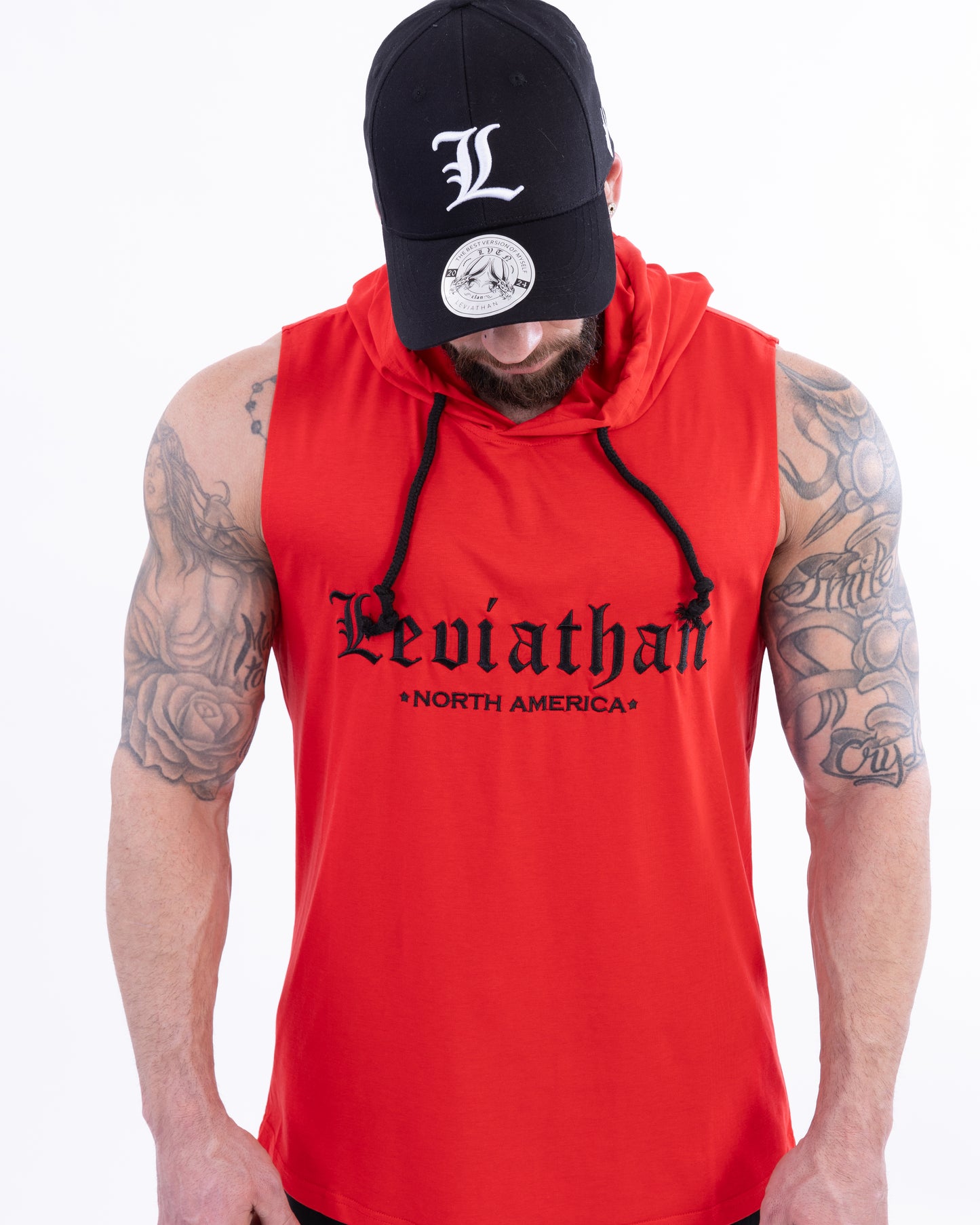 Sweat à capuche Tank - Rouge