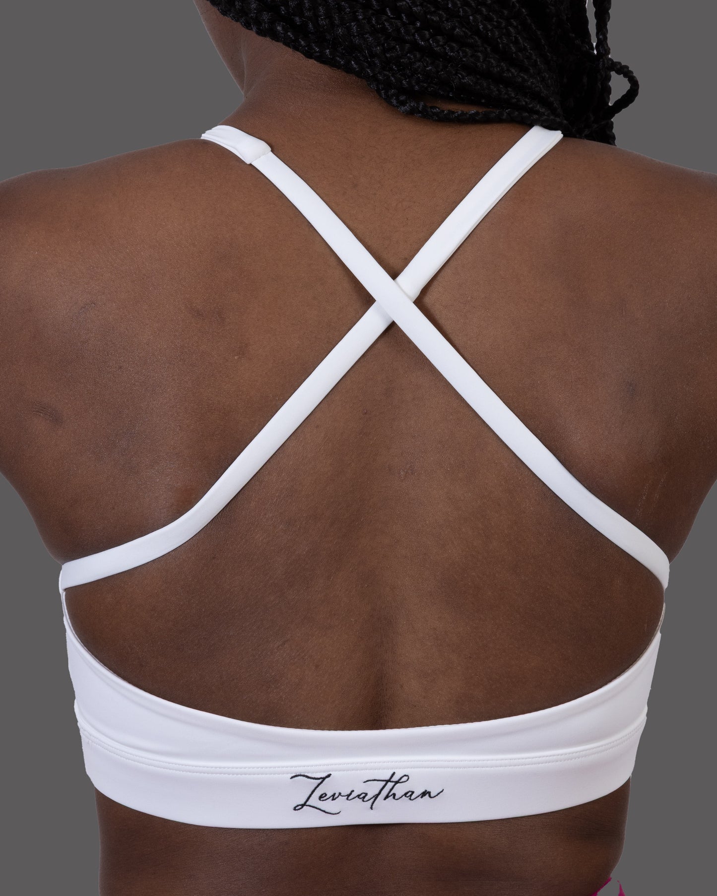 Leviathan |Tarzan Sport Bra 2 in 1 - White&Black