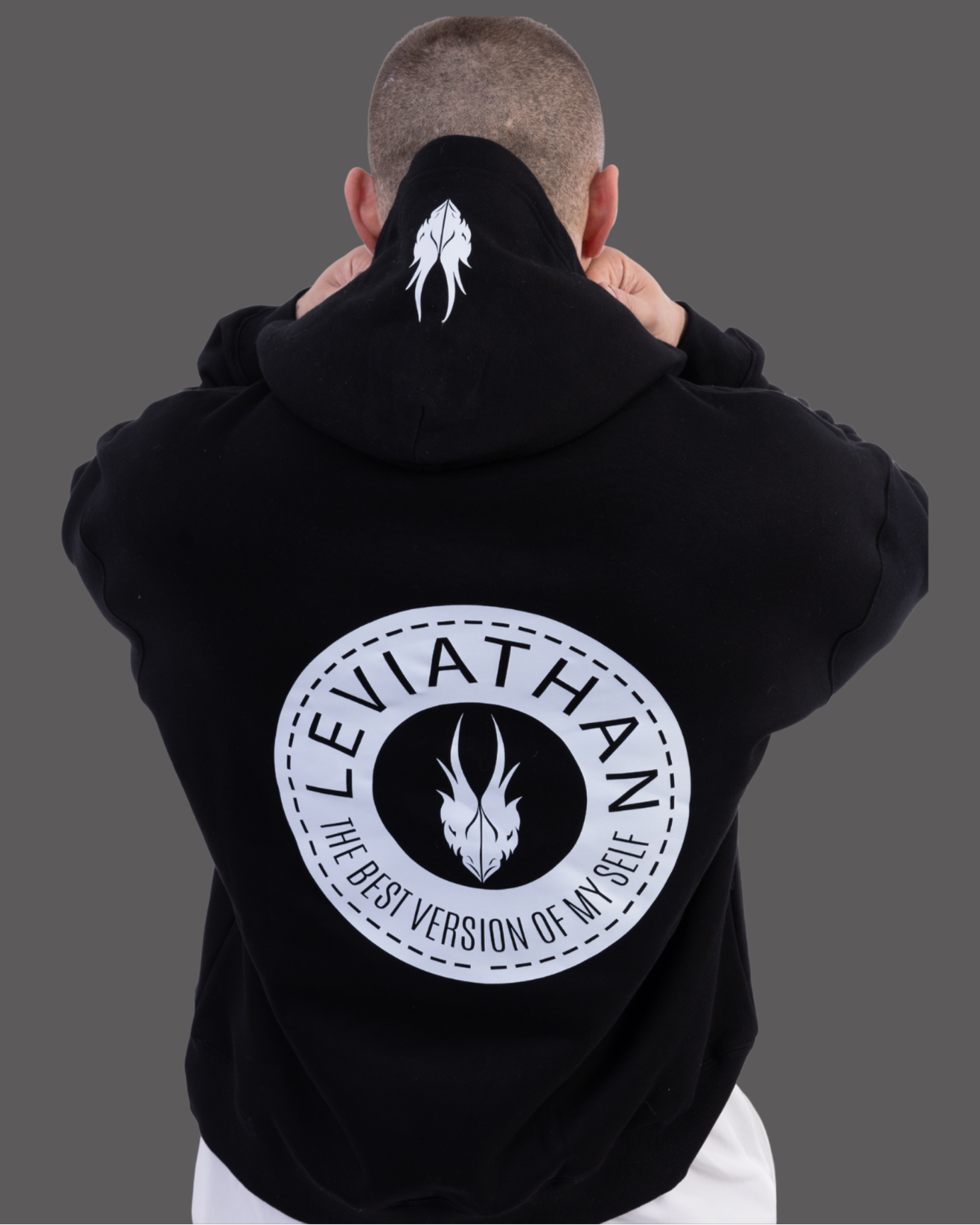 Leviathan "PREMIUM" *Black Hoodie* UNISEX