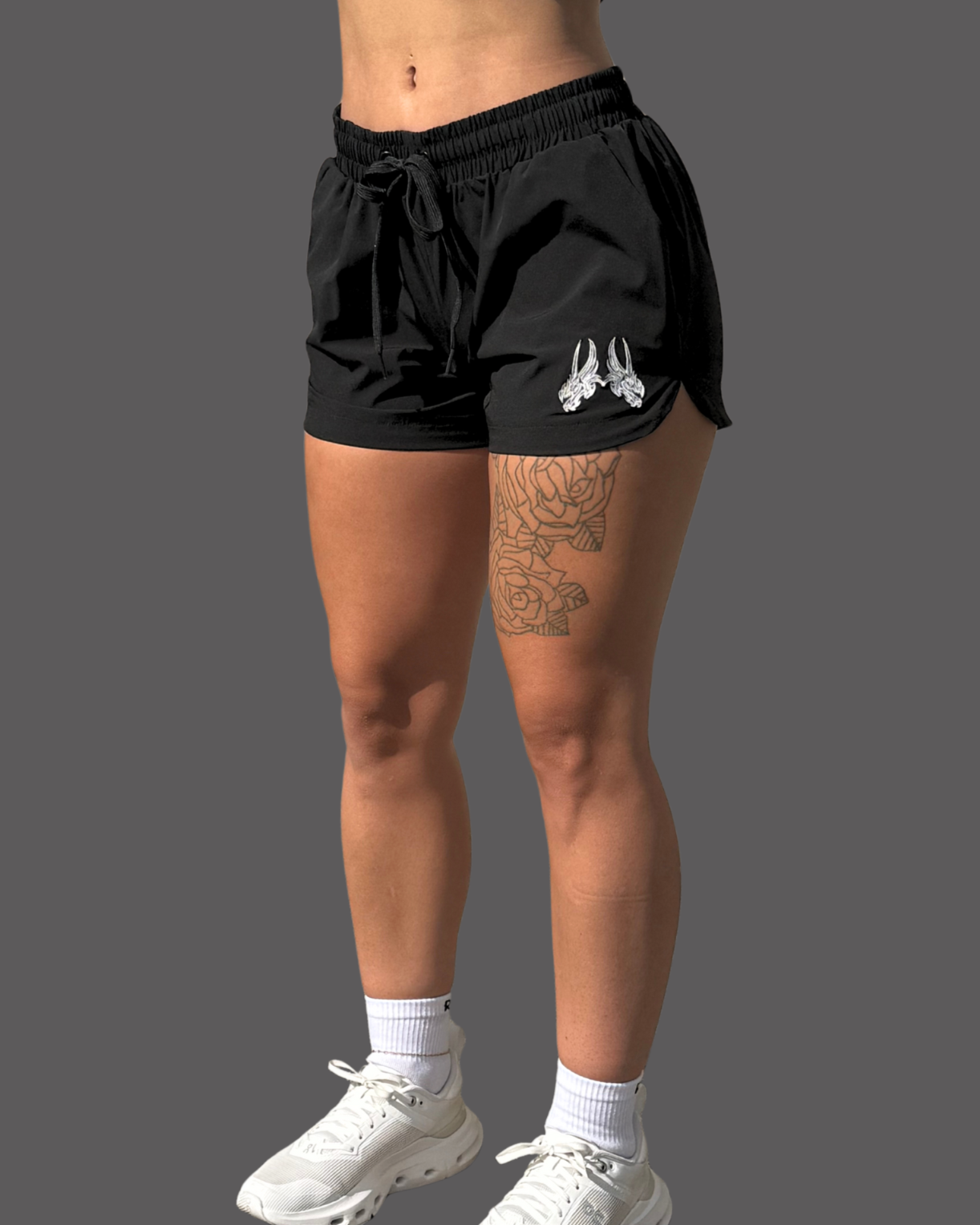 Leviathan | Sport shorts - Black&White