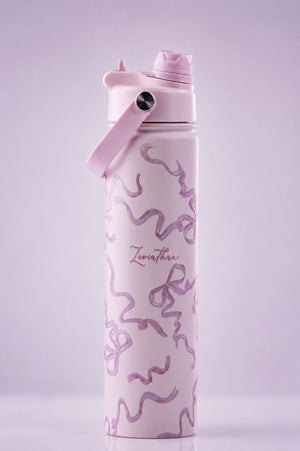 Leviathan | Pink bow water bottle