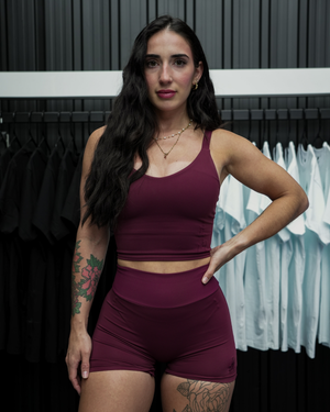 Leviathan | Sculpt Seamless Shorts | Burgundy