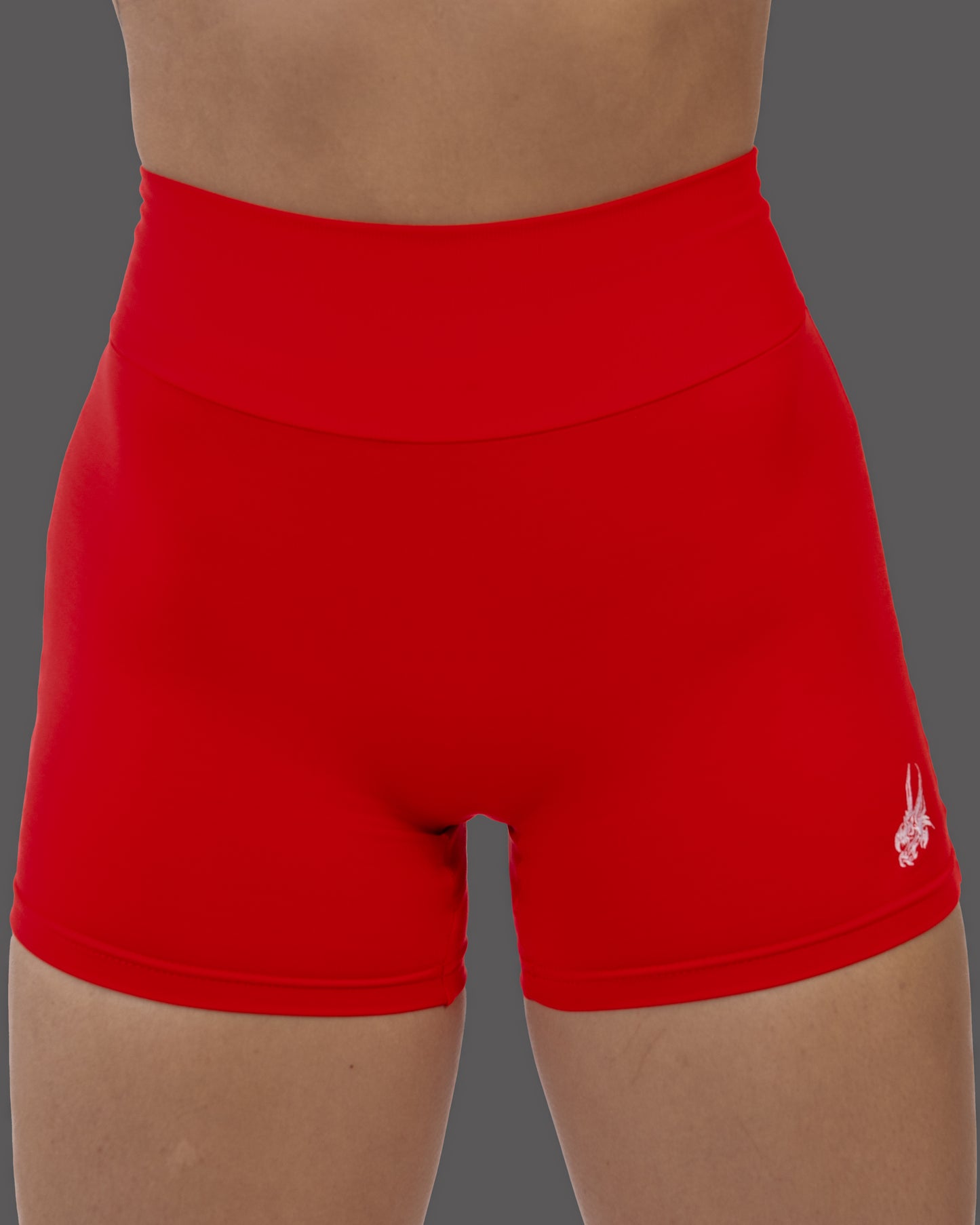 Leviathan | High-Waist | Shorts - Red