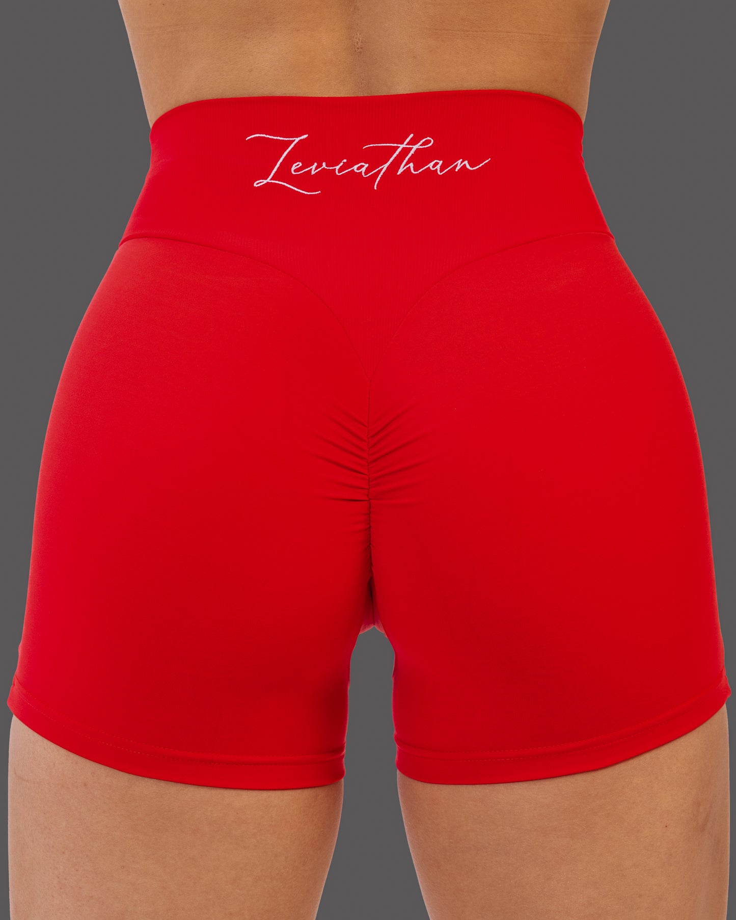 Leviathan | High-Waist | Shorts - Red