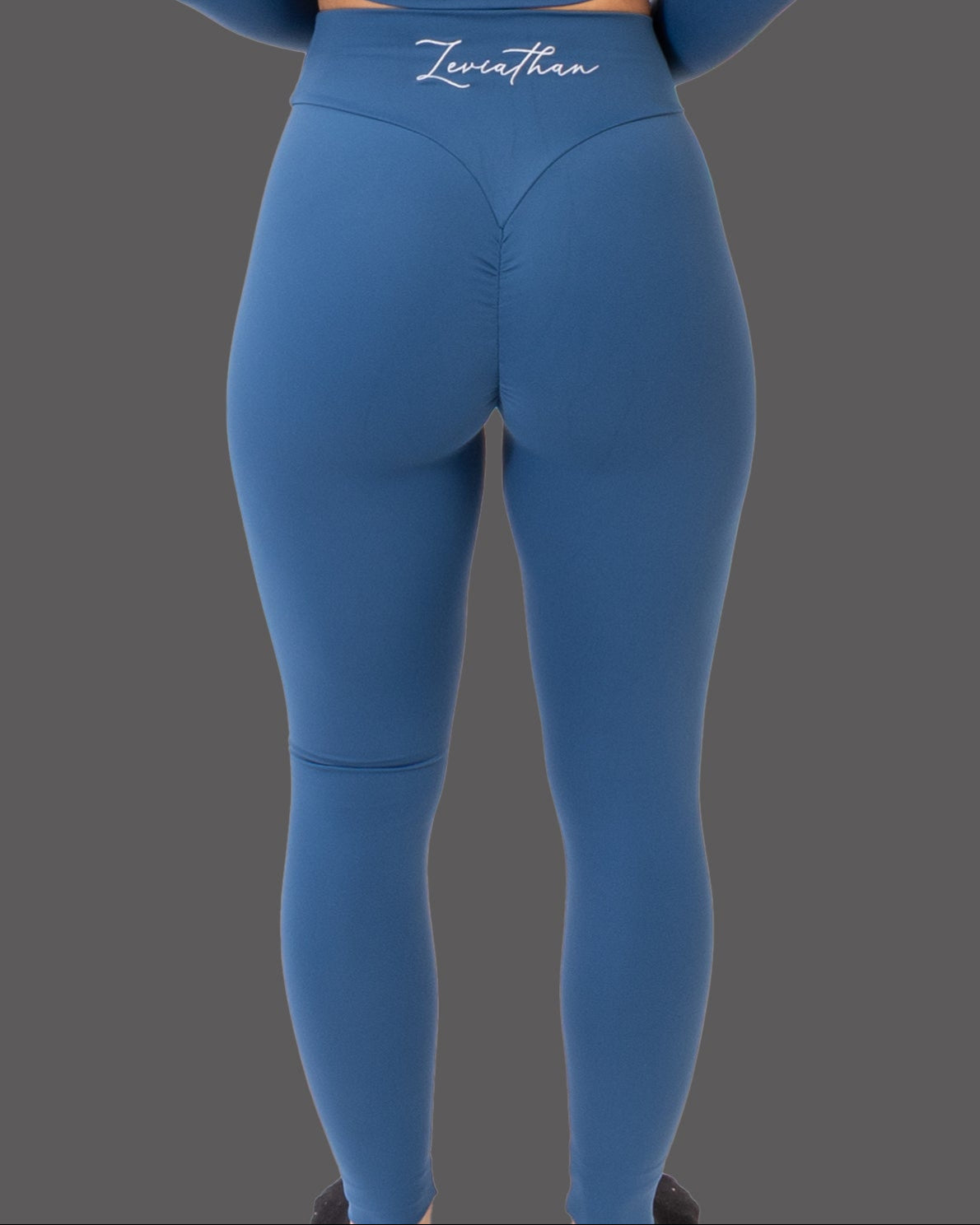 Leviathan | High Waisted |Seamless Legging - Dark Blue