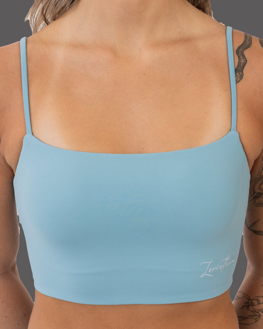 Backless Sports Bra - Blue