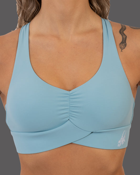 Elegant Cross - Sports bra - Blue