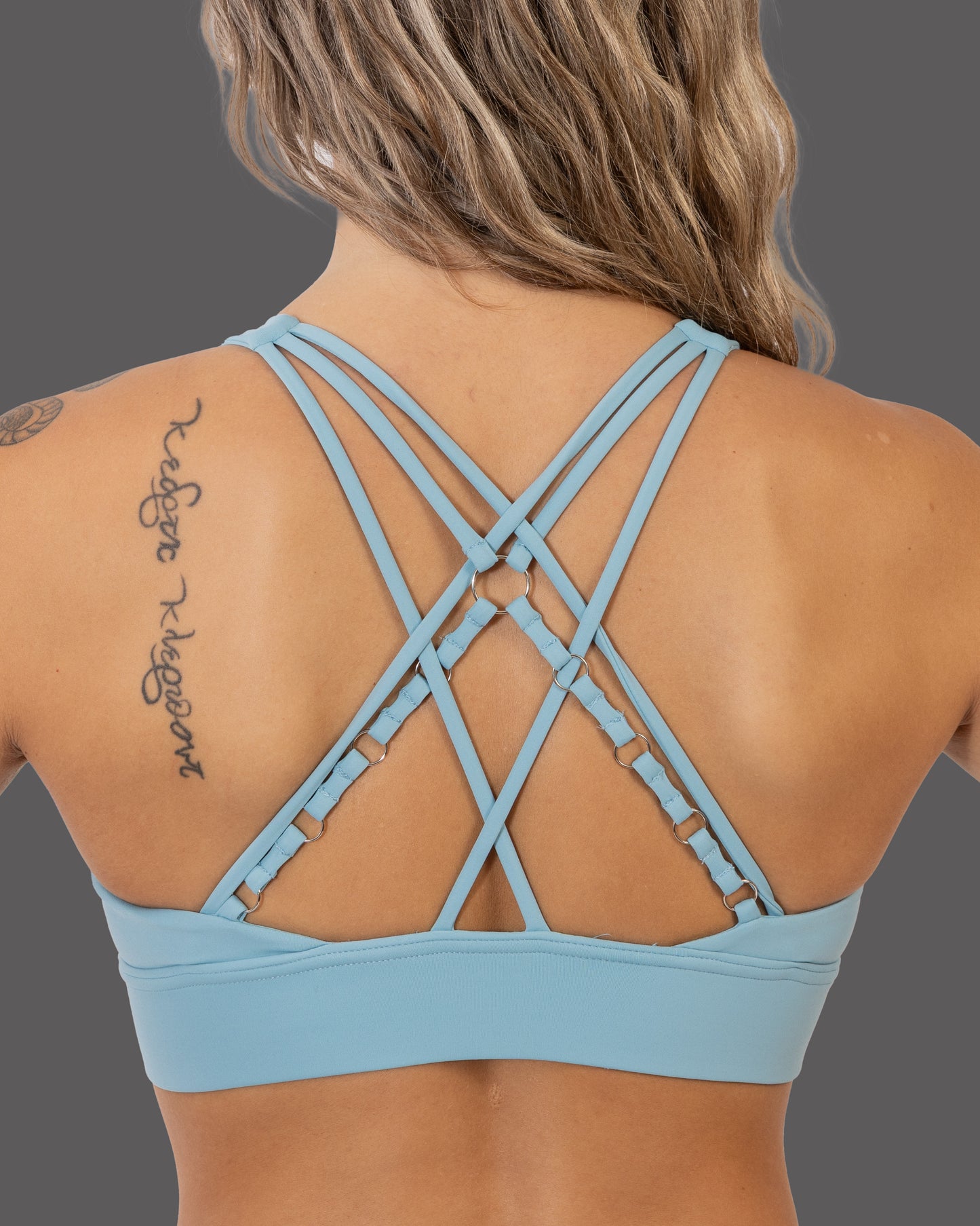 Elegant Cross - Sports bra - Blue