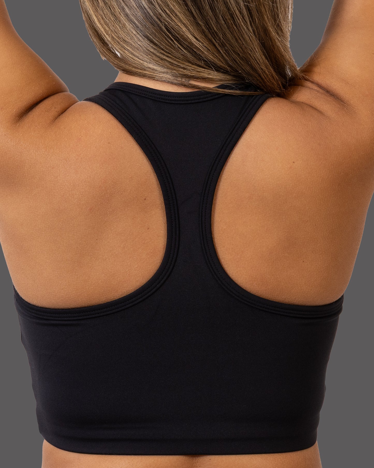 LVTN Longline - Sports Bra - black & White