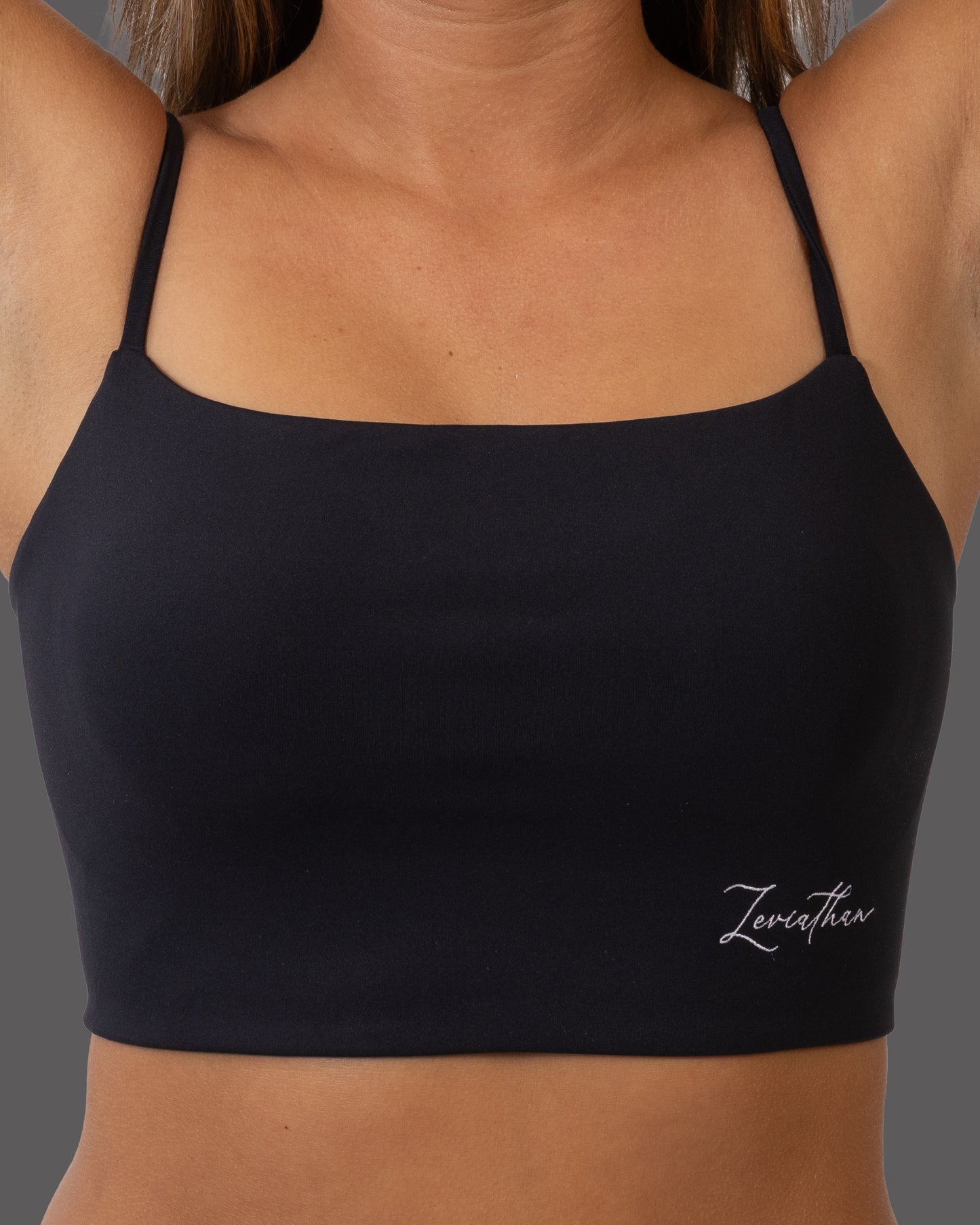 Backless Sports Bra - Black