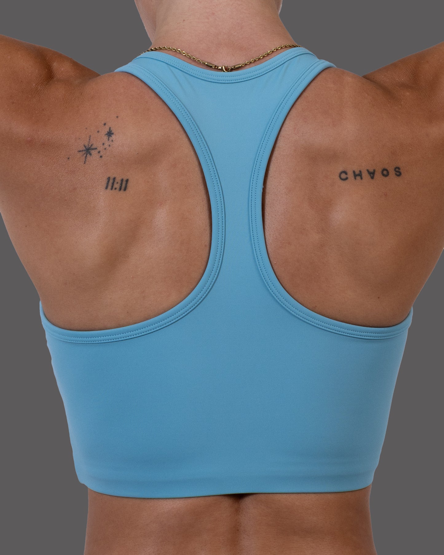 LVTN Longline - Sports Bra - Blue