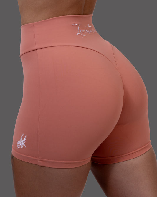 Leviathan Athletic | High waist | Short - Salmon