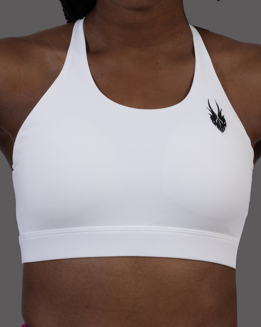 Leviathan |Tarzan Sport Bra 2 in 1 - White&Black