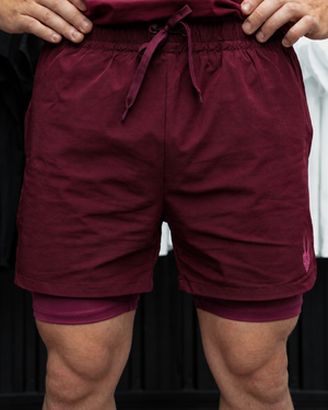 Leviathan | Spartan 5" Shorts | Burgundy