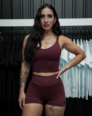 Leviathan | Sculpt Seamless Shorts | Burgundy