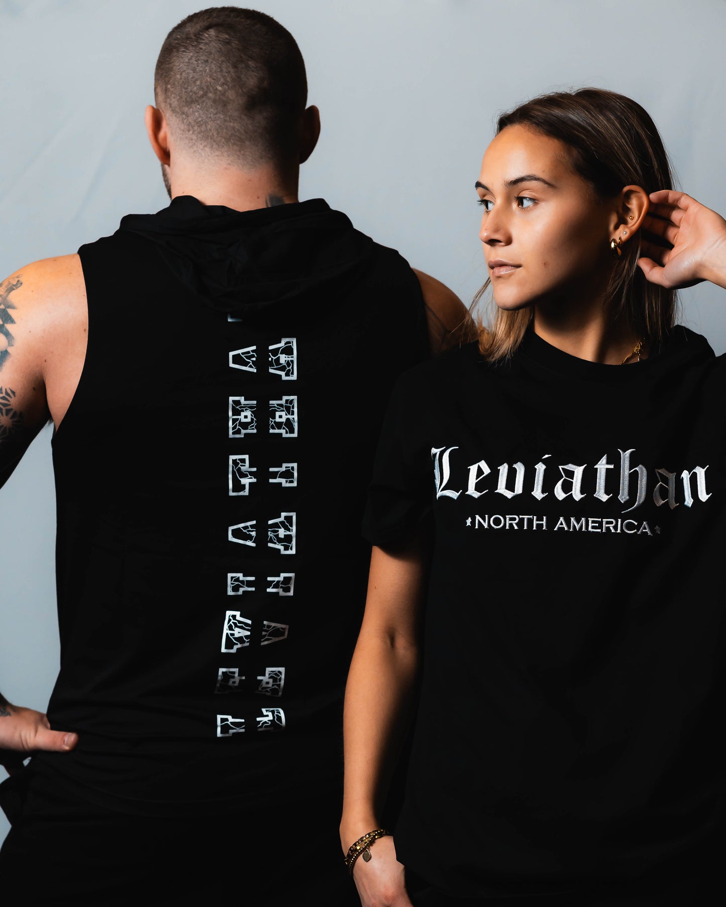 Athletic - Tank Hoodie - Black Leviathan