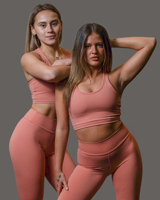 LVTN Longline - Sports Bra - Salmon.