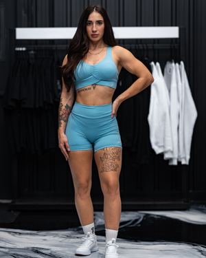 Elegant Cross - Sports bra - Blue