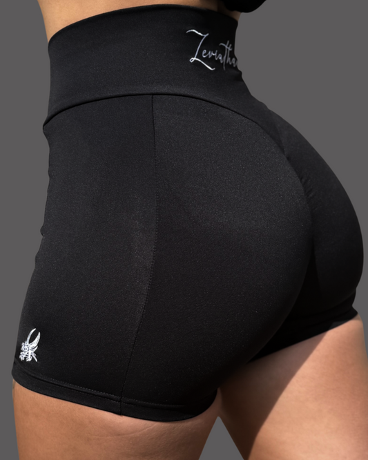 Leviathan - Athletic V-Shorts - Black & White