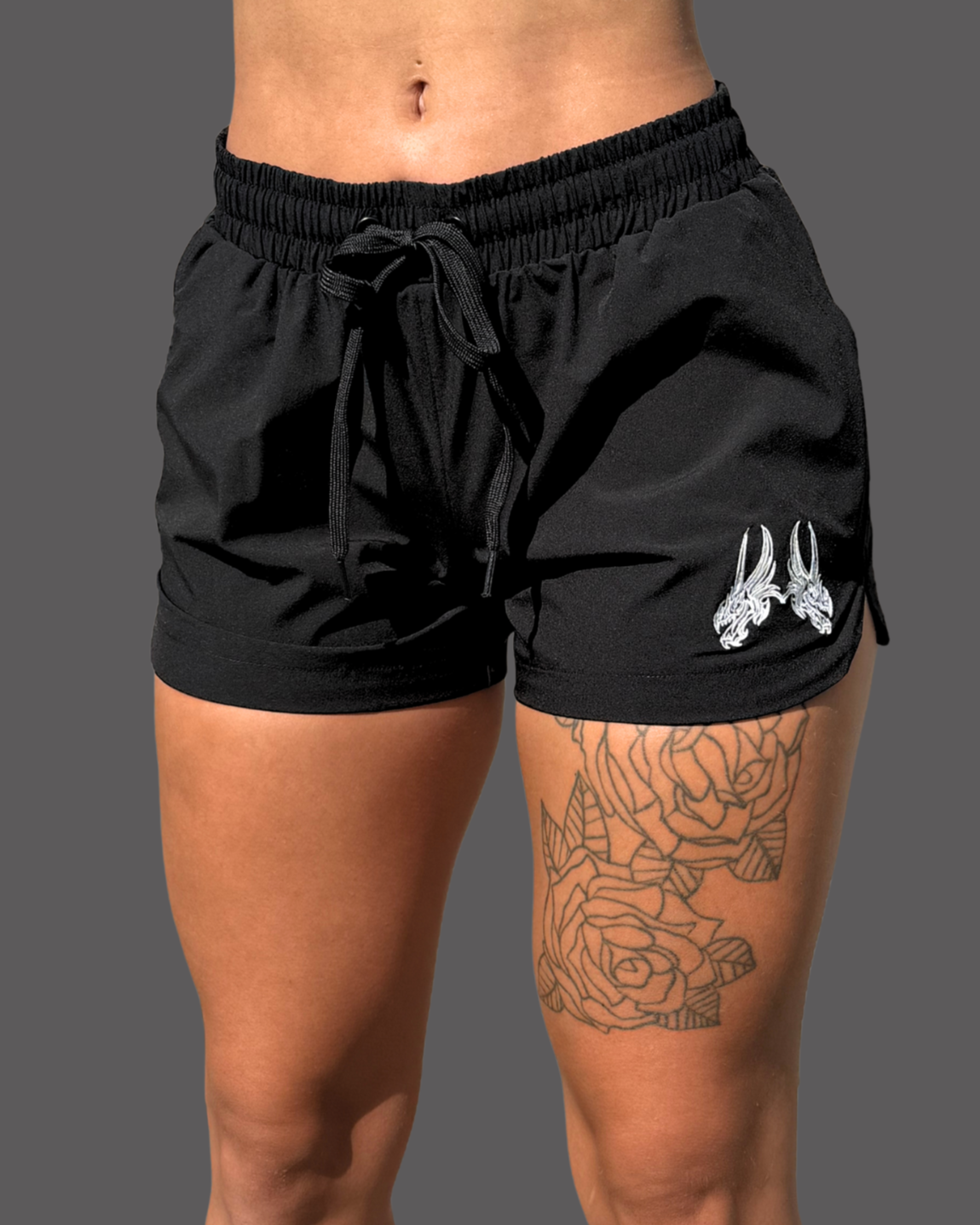 Leviathan | Sport shorts - Black&White