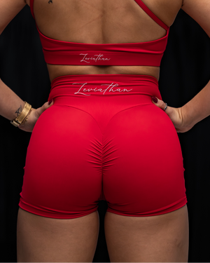 Leviathan 2.0 | High-Waist | Shorts - Red