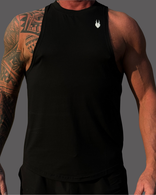Leviathan | Minimalist Tank top -  Black&white