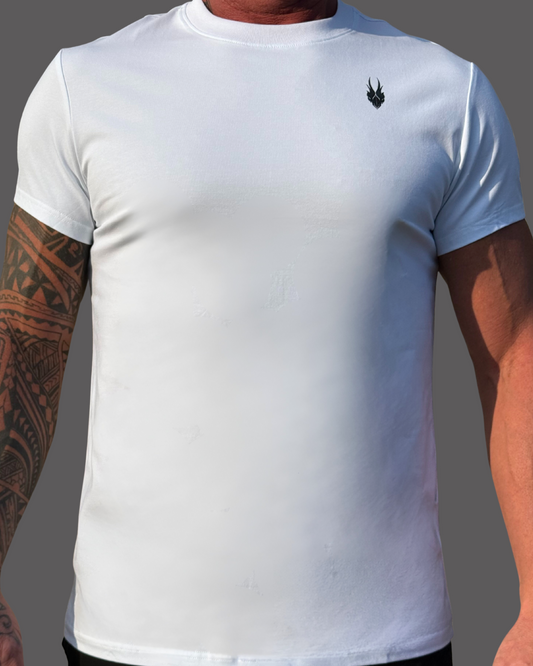Leviathan | Premium Compression T-Shirt - White&Black