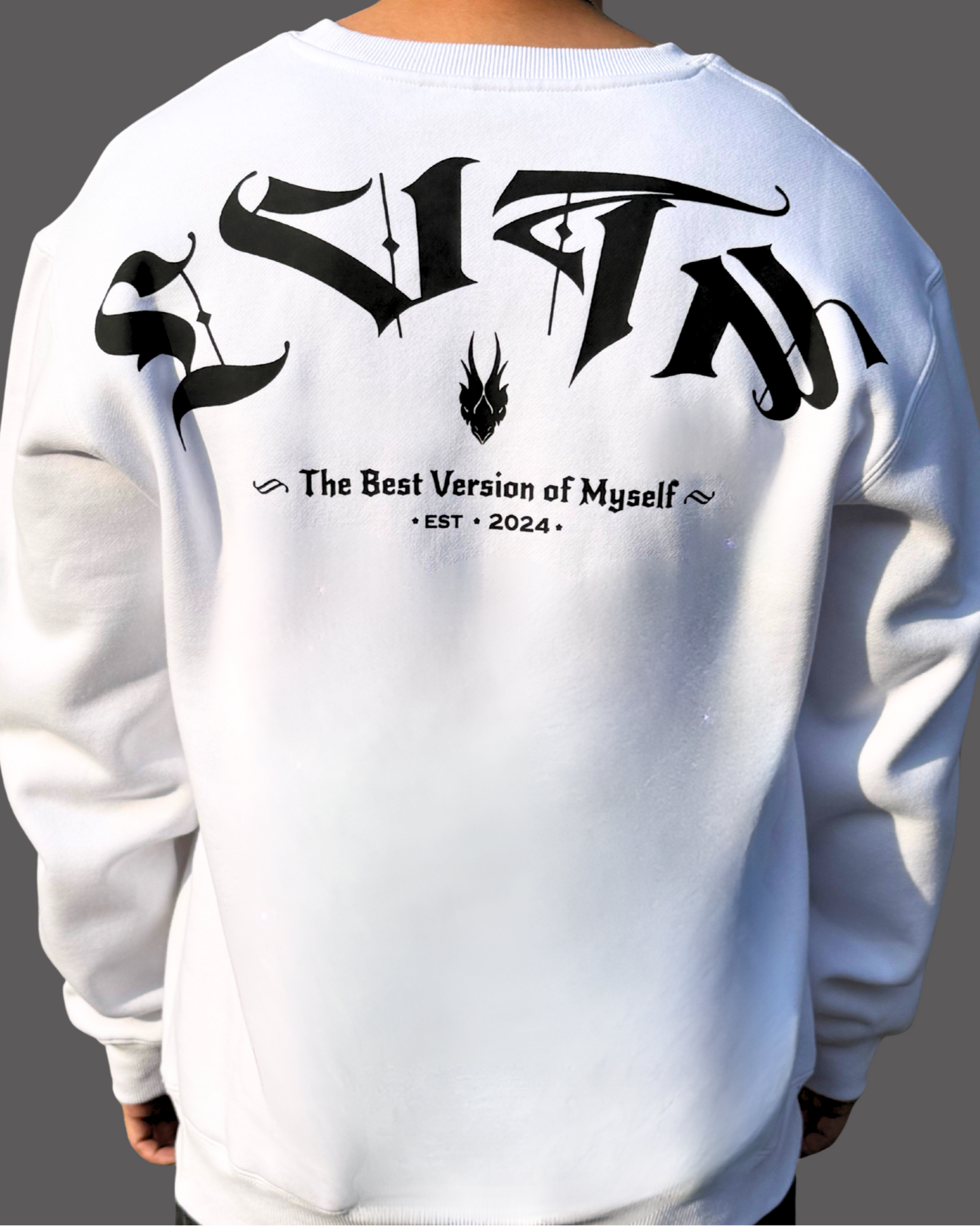 Leviathan | LVTN Crew-Neck - White&Black