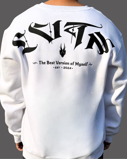 Leviathan | LVTN Crew-Neck - White&Black