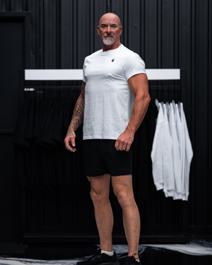 Leviathan | Premium Compression T-Shirt - White&Black