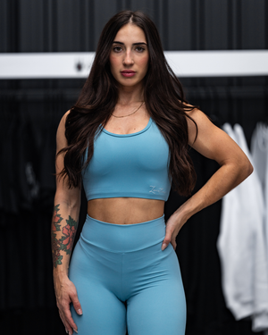 LVTN Longline - Sports Bra - Blue