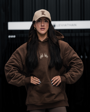 Leviathan | Origin Terry Hoodie | Brun et Crème