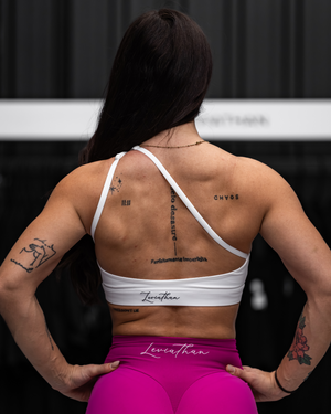 Leviathan |Tarzan Sport Bra 2 in 1 - White&Black