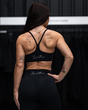 Leviathan | High Waisted |Yoga Legging - Black & White