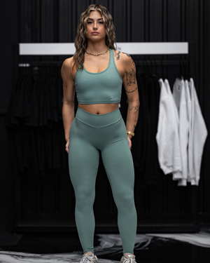 LVTN Longline - Sports Bra in Green