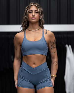 Leviathan | Athletic V-Shape shorts | Grayish Blue