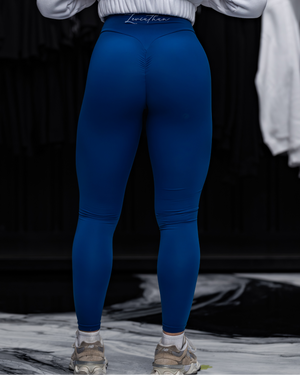 Leviathan 2.0 | High Waisted |Seamless Legging - Dark Blue