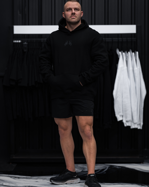 Leviathan | LVTN minimalist Hoodie - Black&Black