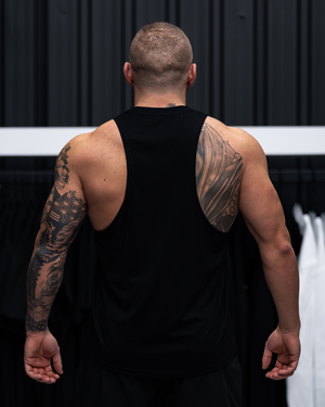 Leviathan | Minimalist Tank top -  Black&white