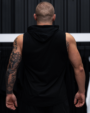 Tank Hoodie - Black Leviathan