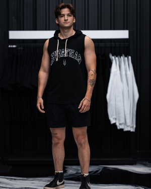 Athletic - Tank Hoodie - Black Leviathan
