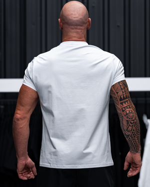 Leviathan | Premium Compression T-Shirt - White&Black