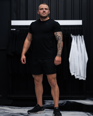 Leviathan | Premium Compression T-Shirt - Black&Black