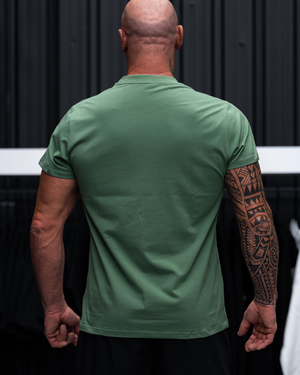 Leviathan | Premium Embroidered Tee - Green