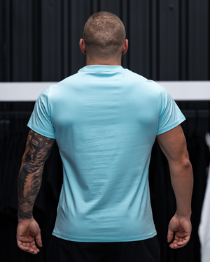 Leviathan | Premium Embroidered Tee - Blue